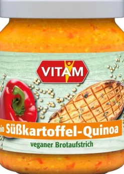 VITAM GMBH Vegane Brotaufstriche|Pikante Brotaufstriche^Vitam - Süßkartoffel-Quinoa vegan bio, 125g