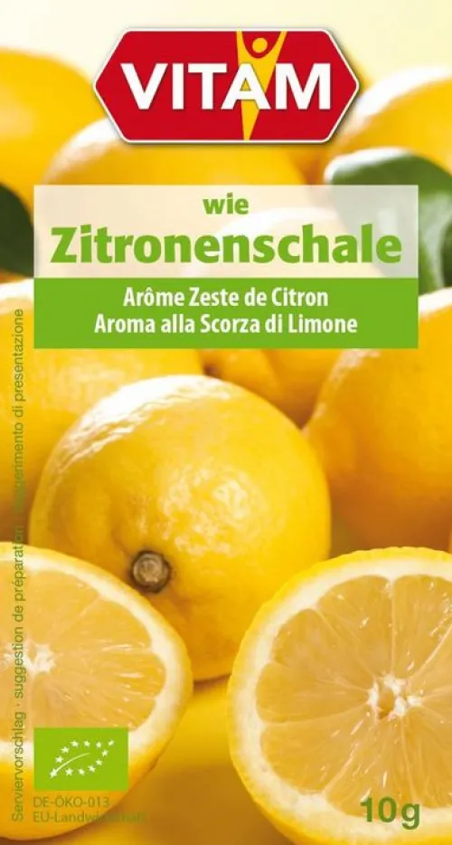 VITAM GMBH Backzutaten|Glutenfreie Lebensmittel^Vitam - Zitronen Aroma bio 10g