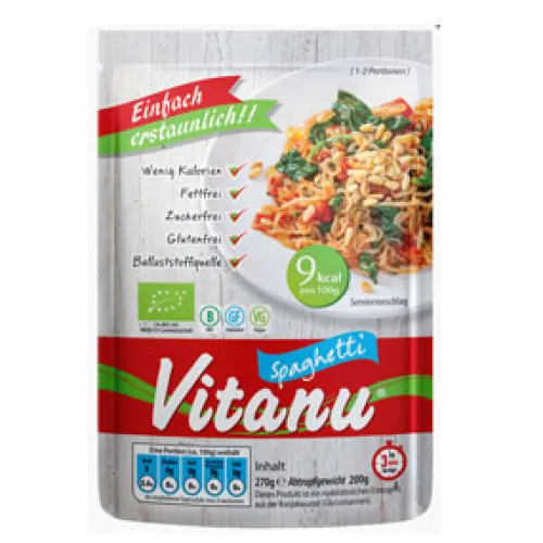 Vitanu Nudeln|Nudeln^- Spaghetti Konjac Nudeln bio, 270g
