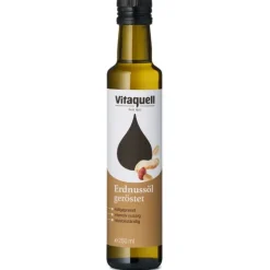Fauser Vitaquellwerk KG (GmbH & Co.) Fette & Öle|Glutenfreie Lebensmittel^Vitaquell - Erdnuss-Öl geröstet, kaltgepresst, 250ml