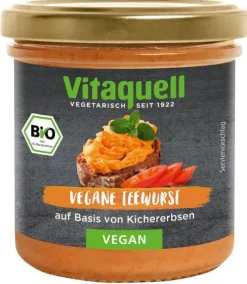 Fauser Vitaquellwerk KG (GmbH & Co.) Vegane Brotaufstriche|Pikante Brotaufstriche^Vitaquell - Vegane Teewurst Bio 125g