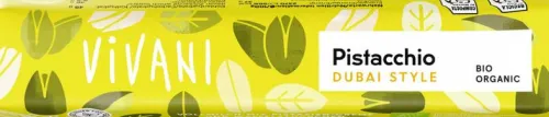 Vivani Schokolade^- Pistacchio "Dubai Style" Schokoriegel, 40g