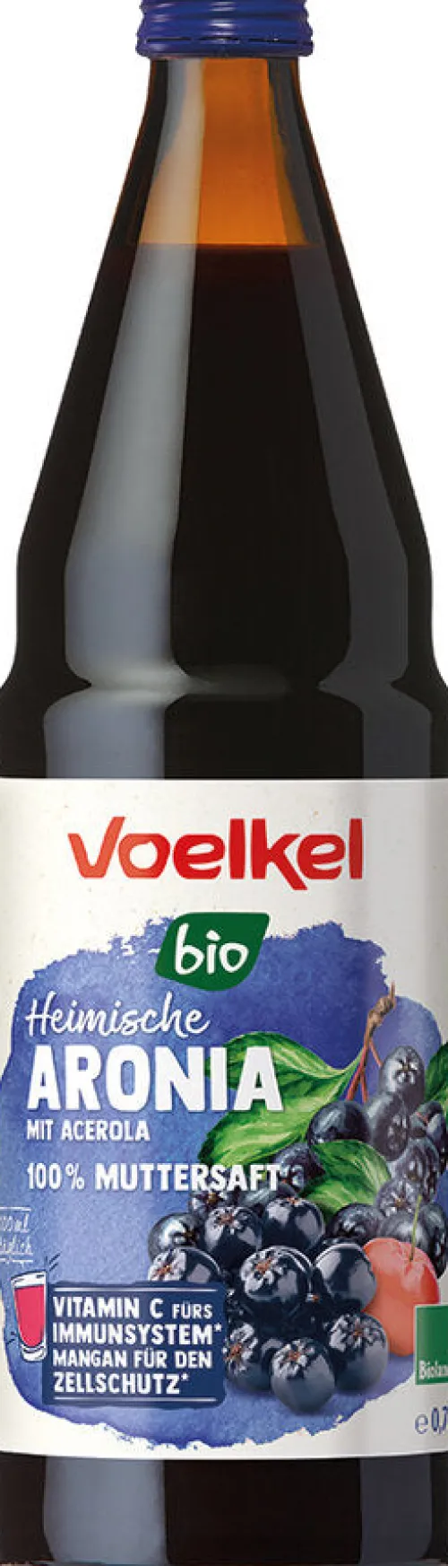 VOELKEL Fruchtsäfte^- Heimische Aronia mit Acerola, 750ml