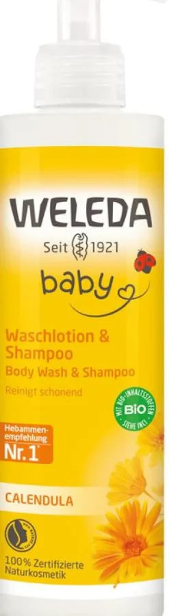 WELEDA Hautpflege|Haarpflege^- Calendula Waschlotion & Shampoo 400 ml