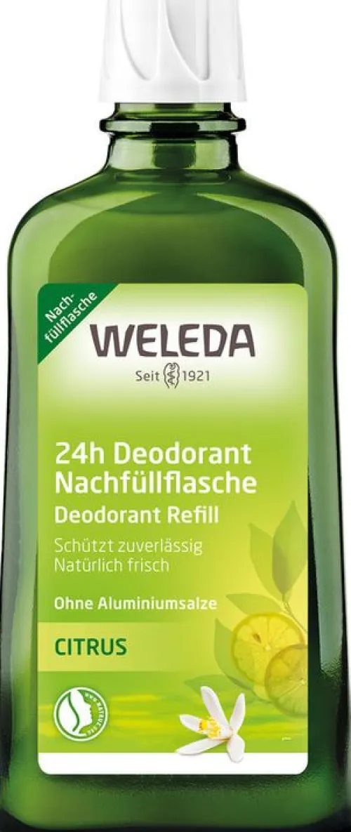 WELEDA Parfüm Und Deo|Naturkosmetik^- Citrus Deodorant Nachfüllflasche, 200ml