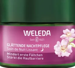 WELEDA Nachtcremes|Gesichtspflege^- Glättende Nachtpflege Wildrose & Weisser Tee, 40ml