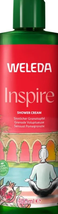 WELEDA Hautpflege|Duschgel^- Inspire Shower Cream Granatapfel 400 ml