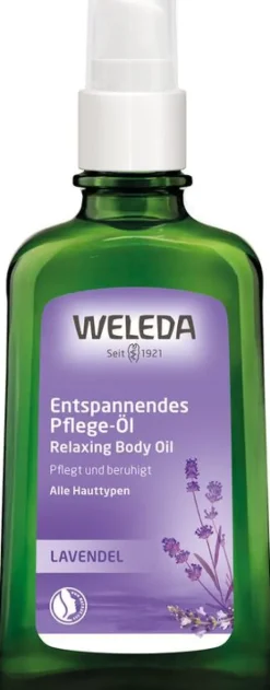 WELEDA Pflegeöle|Hautpflege^- LAVENDEL Entspannendes Pflege-Öl 100ml