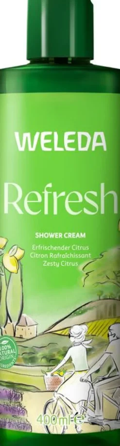 WELEDA Duschgel|Hautpflege^- Refresh Shower Cream Citrus 400 ml