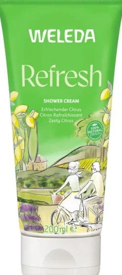 WELEDA Duschgel|Hautpflege^- Refresh Shower Cream Citrus, 200ml