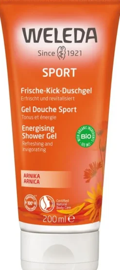 WELEDA Hautpflege|Duschgel^- Sport - Frische-Kick-Duschgel Arnika, 200ml
