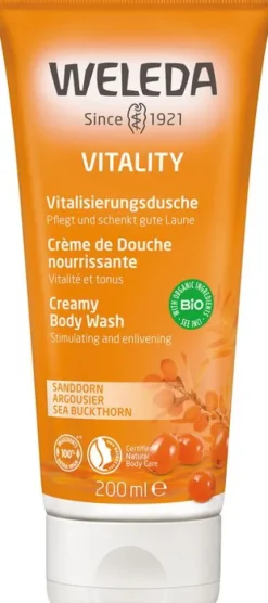 WELEDA Hautpflege^- Vitality - Vitalisierungsdusche Sanddorn, 200ml
