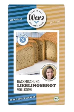 WERZ Mehle|Backwaren & -Mischungen^- Lieblingsbrot Backmischung, glutenfrei bio, 500g