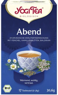 Yogi Tea Glutenfreie Lebensmittel^- Abend bio. 17 FB
