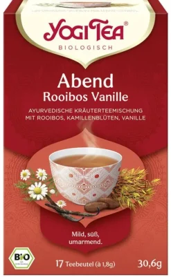 Yogi Tea Glutenfreie Lebensmittel^® - Abend Rooibos Vanille Bio 17 Btl.