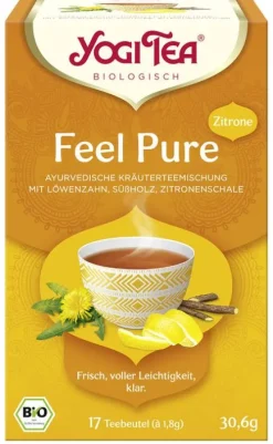 Yogi Tea Glutenfreie Lebensmittel^® - Feel Pure Zitrone Bio 17 FB