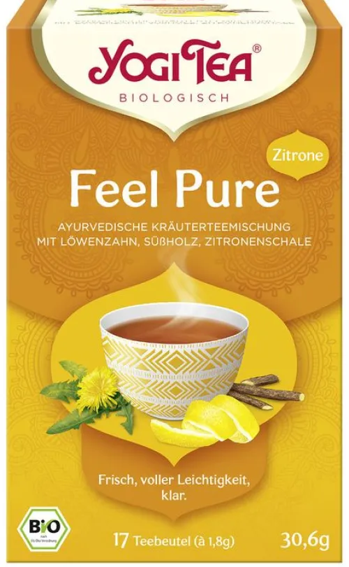 Yogi Tea Glutenfreie Lebensmittel^® - Feel Pure Zitrone Bio 17 FB
