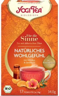 Yogi Tea Früchtetee|Glutenfreie Lebensmittel^® - Für die Sinne Natürliches Wohlgefühl 17x 2,0g
