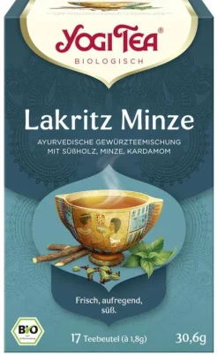 Yogi Tea Kräutertee|Glutenfreie Lebensmittel^® - Lakritz Minze Bio 17x1,8g