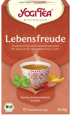 Yogi Tea Glutenfreie Lebensmittel^® - Lebensfreude, bio, 17 Btl.