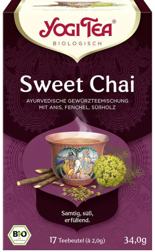 Yogi Tea Glutenfreie Lebensmittel^- Sweet Chai bio 17x2,0g