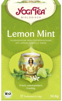 Yogi Tea Glutenfreie Lebensmittel^® Lemon Mint Bio 17x1,8g