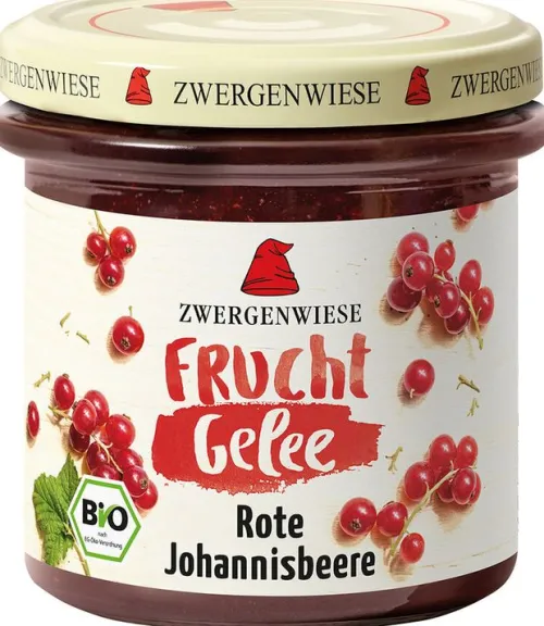 ZWERGENWIESE Fruchtaufstriche^- FruchtGelee Rote Johannisbeere, 160g