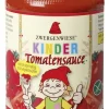 Kinder ZWERGENWIESE Pikante Brotaufstriche|Kids & Schule^- Kinder Tomatensauce mit Apfelsüße bio 350g