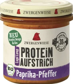 ZWERGENWIESE Vegane Brotaufstriche|Pikante Brotaufstriche^- LupiLove Protein Paprika-Pfeffer vegan bio, 135g