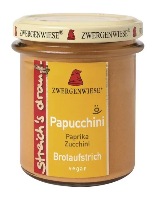 ZWERGENWIESE Pikante Brotaufstriche|Glutenfreie Lebensmittel^- Papucchini streich s drauf bio 160g