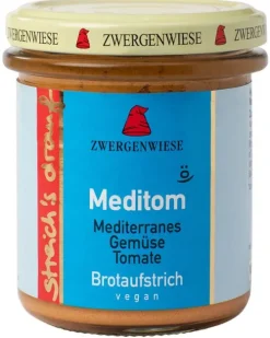 ZWERGENWIESE Vegane Brotaufstriche|Pikante Brotaufstriche^- streich´s drauf Meditom, 160 g