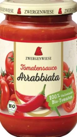 ZWERGENWIESE Saucen Und Dressing^- Tomatensauce Arrabbiata, 340ml