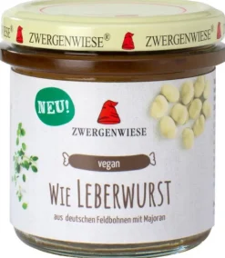 ZWERGENWIESE Vegane Brotaufstriche|Glutenfreie Lebensmittel^- Wie Leberwurst bio 140g