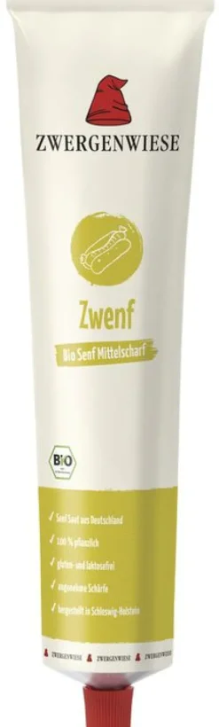 ZWERGENWIESE Saucen Und Dressing|Glutenfreie Lebensmittel^- Zwenf Tube (Delikatess Senf), 175ml